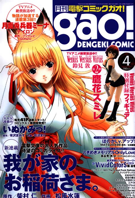 Dengeki Comic April Anime Books