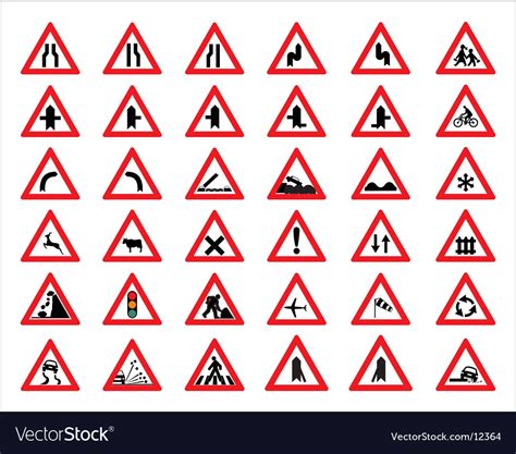 Road Traffic Signs Symbols