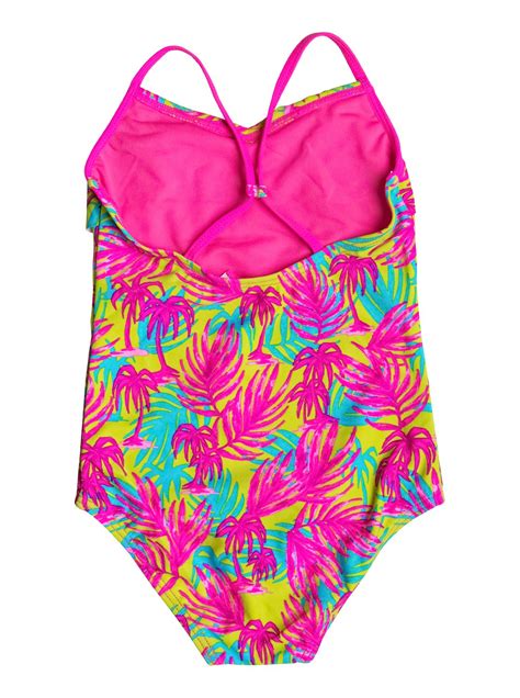 Girls 2 6 Paradise Beach One Piece Swimsuit 889103219980 Roxy