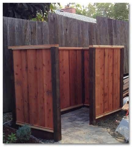 Garbage and recycling containers (or chutes) shall be located within the same enclosure or storage area to maximize. Garbage Can Enclosure Fence - Bing Images (With images ...