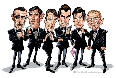 Richmond Illustration Inc James Bond Movies James Bond Celebrity