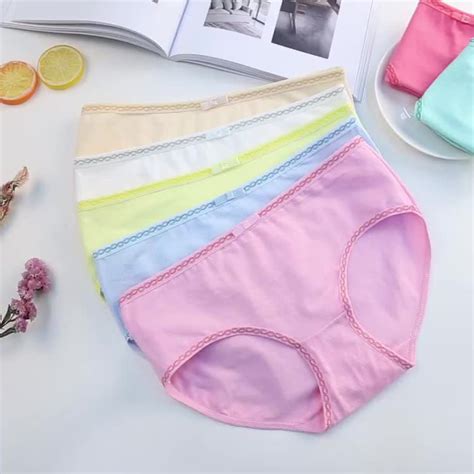 Cute Low Waist Cotton Panties New Arrival Sexy Underwear Brief For