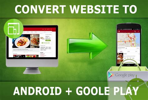 Please select the target format below information. I will convert website to ANDROID app, then publish it on ...
