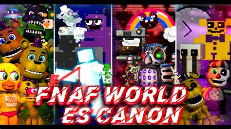 Fnaf World Es Canon Teoría Definitiva De Fnaf World Youtube