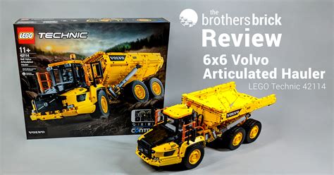 Lego Technic 42114 6x6 Volvo Articulated Hauler Review The Brothers