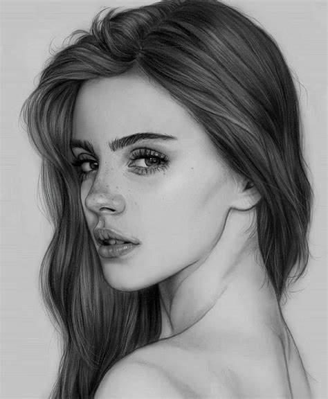 How To Draw A Realistic Girls Face Creativeline