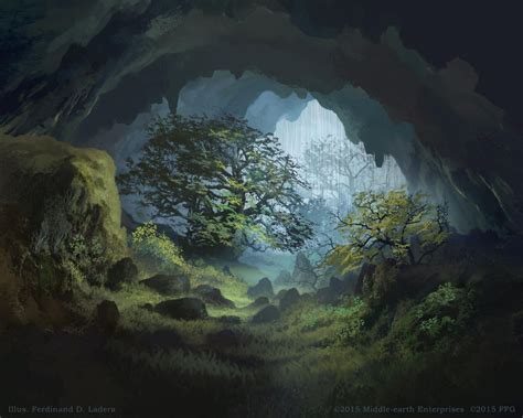 Secluded Cave By Ferdinandladera Environment Concept Art Fantasy
