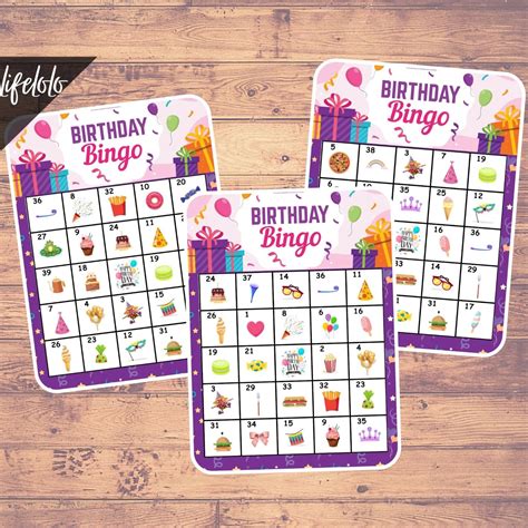 Happy Birthday Bingo Game Birthday Games Bingo Cards For Kids