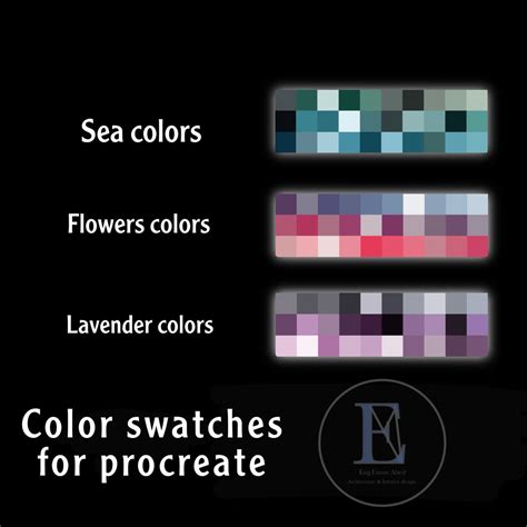 Nature Colors Swatches For Procreate