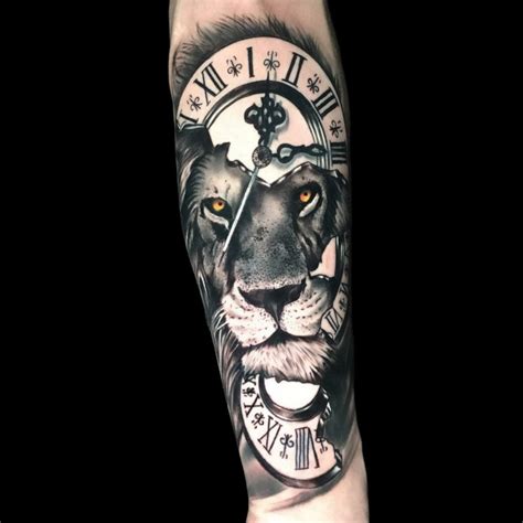 Lion King Of The Jungle Tattoo