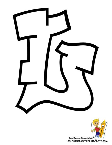 Gambar Coolest Alphabet Graffiti Image Abc Coloring Pages Letters