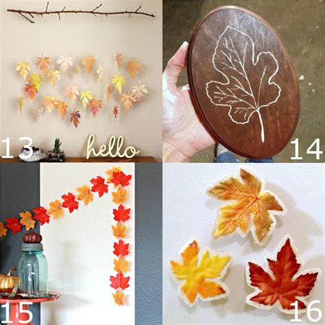 16 Diy Fall Leaf Crafts The Gracious Wife