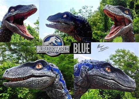 Blue Velociraptor Jurassic World By Markcavassa On Deviantart