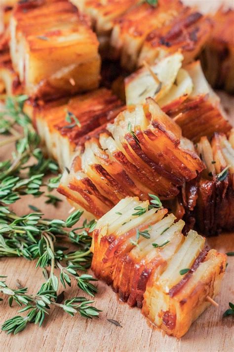What exactly is heavy water? Potato Pave with Bacon and Parmesan | Recipe | Potato pave, Appetizers for party, Appetizers for ...