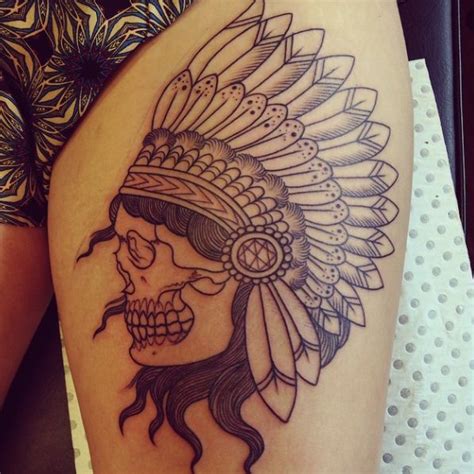 unfinished indian headress tattoo ebony mellowship nsw indian headress tattoos skull tattoo