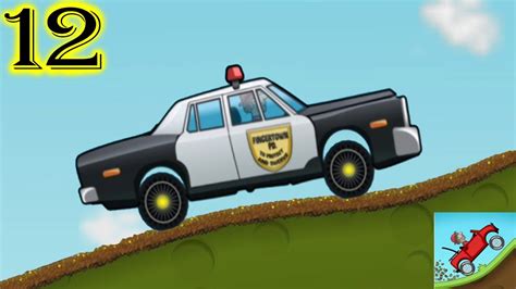 Hill Climb Racing Gameplay Walkthrough Part 12 Police Car Android