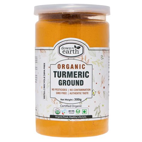 Turmeric Ground Organic G Dte Foods