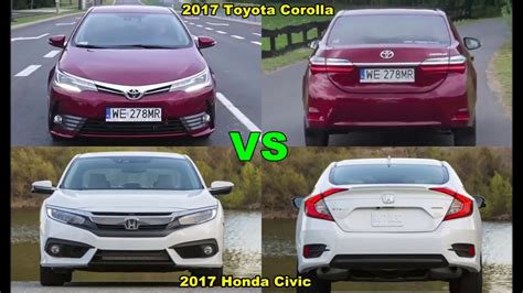 Pada bagian sisinya, baik city maupun vios tidak banyak yang berubah. All New Honda Civic vs Toyota Corolla 2017/2018
