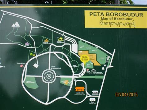 Ground Map Picture Of Borobudur Temple Borobudur Tripadvisor