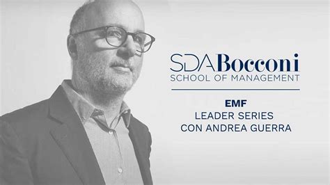 Emf Leader Series Con Andrea Guerra Andrea Guerra Ceo Di Lvmh Hospitality Excellence