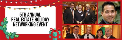 5th Annual Real Estate Holiday Networking Event Dec 11 2018 1100 Pm Eventsframe