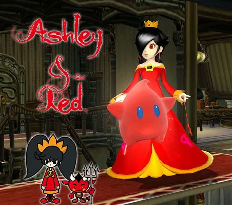 Ashley And Red Super Smash Bros For Wii U Skins Rosalina And Luma Gamebanana Smash Bros