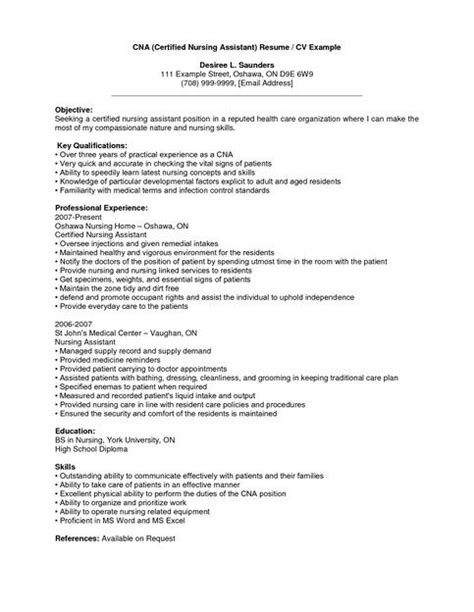 Use these cover letter outlines for your inspiration! Pin on Cna Resume Sample