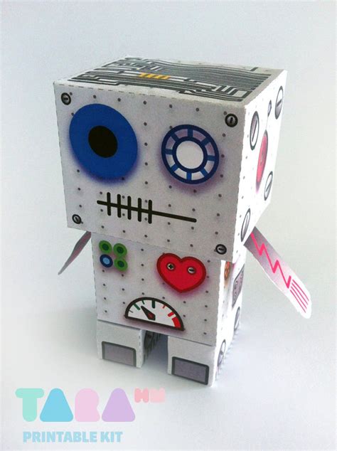 Paper Robot Cardboard Robot Paper Toys Paper Crafts Foam Crafts