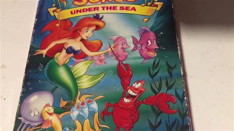 Walt Disney Sing Along Songs Under The Sea Volume 6 Vhs Movie