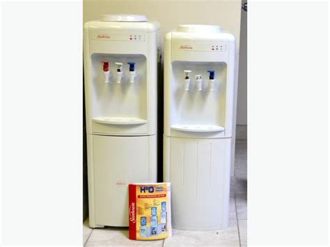 2 Sunbeam Water Dispenser One With Fridge Manual Outside Greater