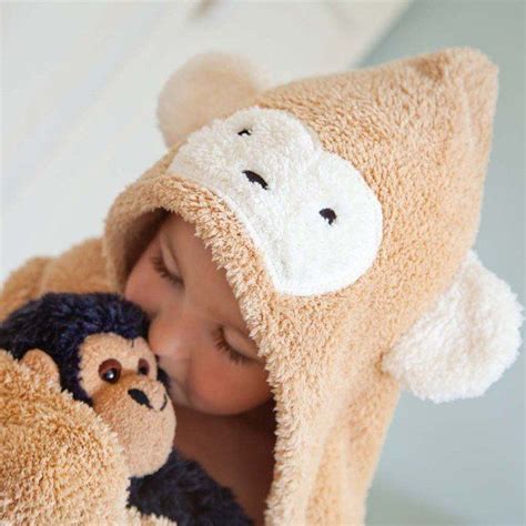 Cheeky Monkey Dress Up Towel Toddler Towels Hooded Baby Towel Baby