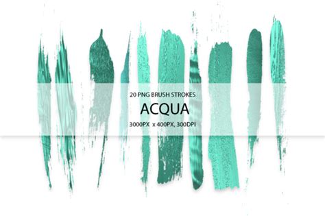 Acqua Strokes Graphic By Faerydesign · Creative Fabrica