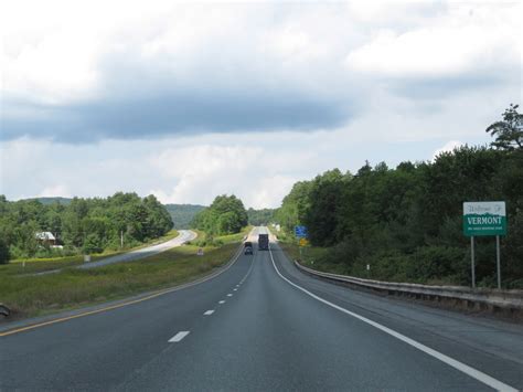 Vermont Interstate 93 Northbound Cross Country Roads