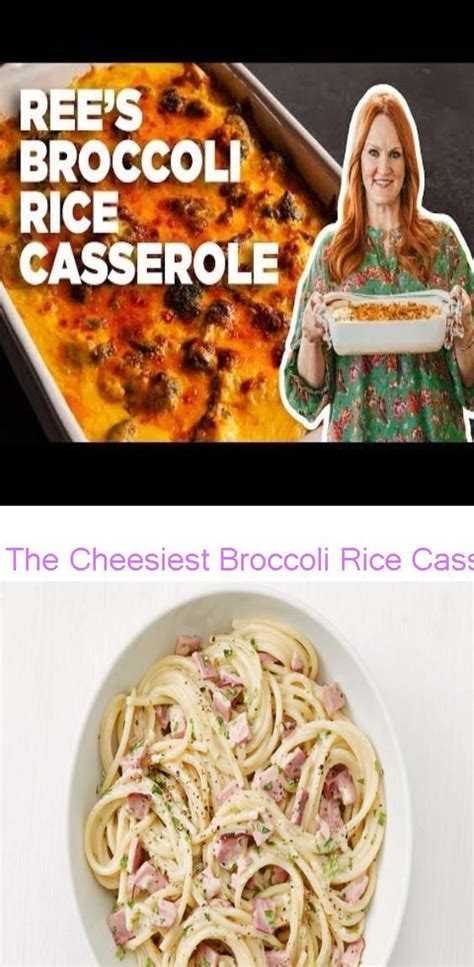 Today is about this cheesy, delicious mess (in a good way) called nacho casserole. The Cheesiest Broccoli Rice Casserole with Ree Drummond ...