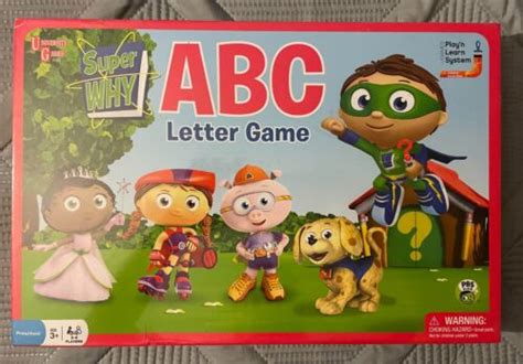 Pbs Super Why Abc Letter Reading Board Game Kids India Ubuy