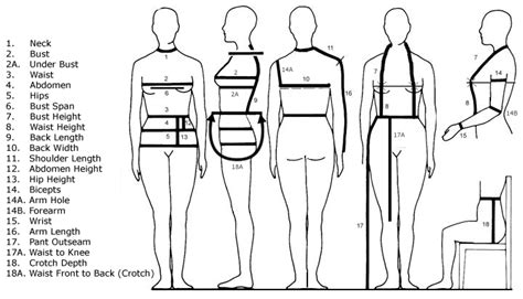 Learn Sewing From Various Internet Source How To Take Measurements