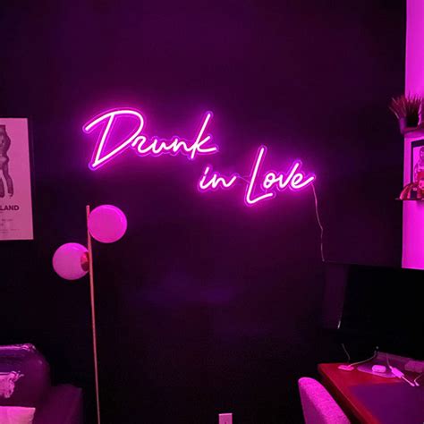 Drunk In Love Led Neon Sign Free Shipping Mk Neon