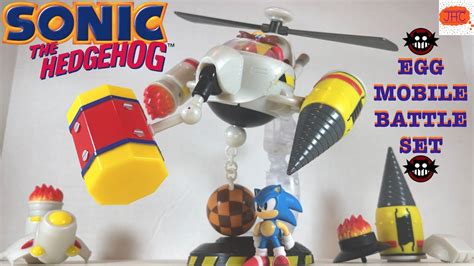 Unboxing Sonic The Hedgehog Egg Mobile Battle Set Jakks Pacific Vehicle