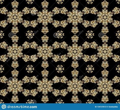Traditional Indian Style Ornamental Floral Elements Vector