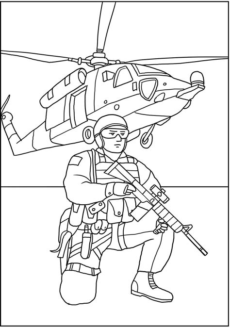 Military Coloring Page Kaliilshepherd