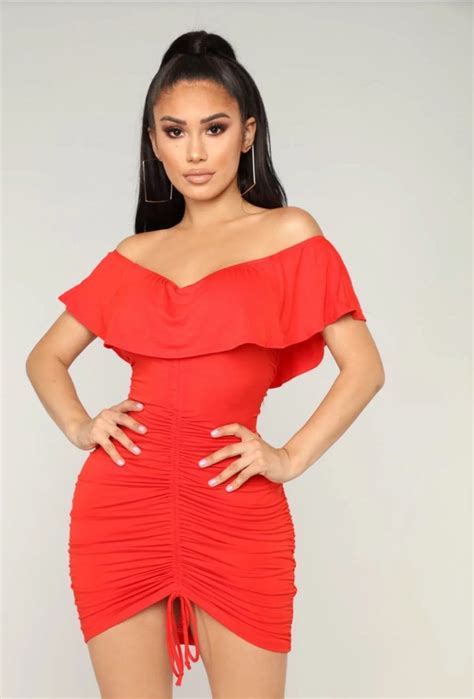 Pin By Style And Beauty Tips On Jeaneth Guzman Cosa Mas Rika Red Dress Sleeves Fashion Nova