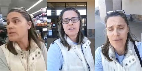 Video Anti Mask Karen Films Herself Taunting Grocery Cashier