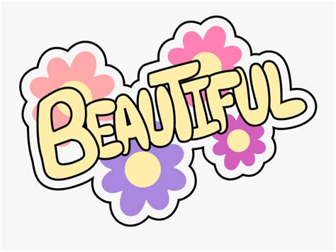 Word Beautiful Clipart Free Transparent Clipart Clipartkey