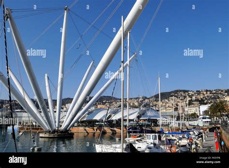 Bigo By Renzo Piano In Porto Antico The Old Port Genoa Liguria Region