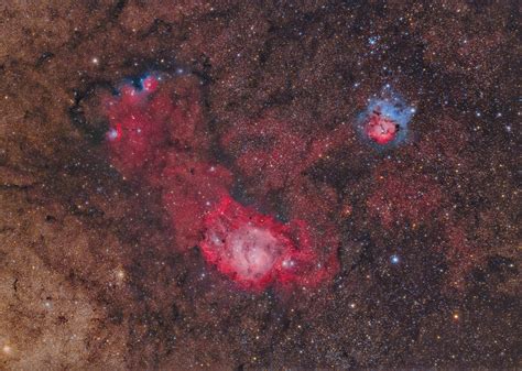 APOD 2013 August 30 A Sagittarius Triplet