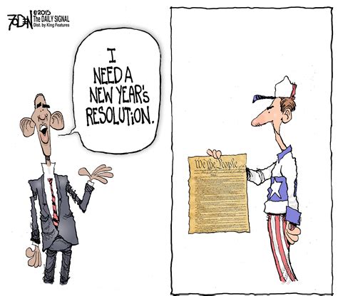 Cartoon A Presidential New Years Resolution