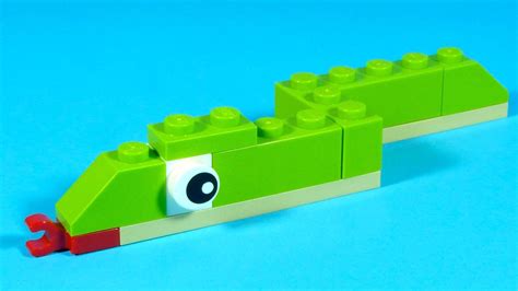 How To Build Lego Snake 10681 Lego® Creative Building Cube Creations