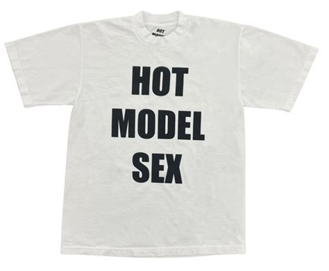hot model sex white logo t shirt what s on the star