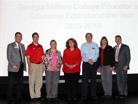 Campus College Educators Of The Year Announced Georgia Military