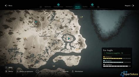 Assassin S Creed Valhalla Walkthrough East Anglia Treasure Hoard Map